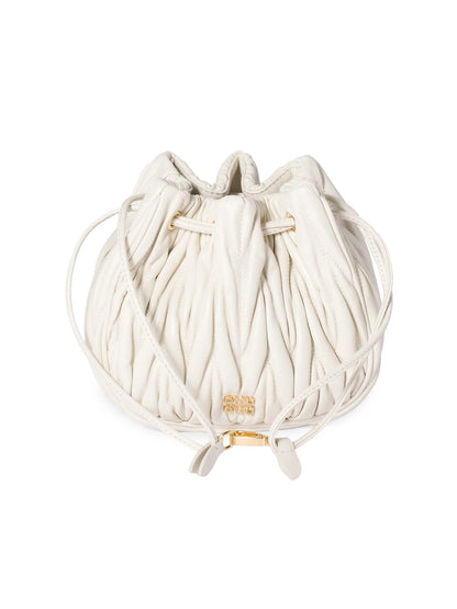 Miu Miu Matelassé Nappa Leather Pouch