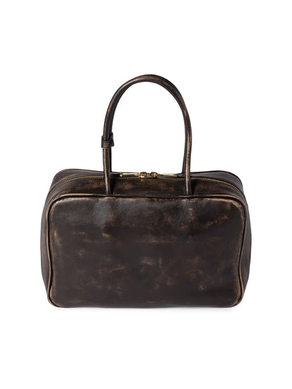Miu Miu Beau Nappa Leather Top Handle Bag
