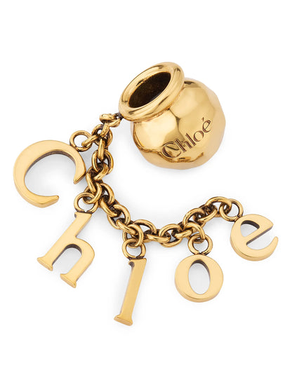 Chloé Goldtone Letters Bag Charm
