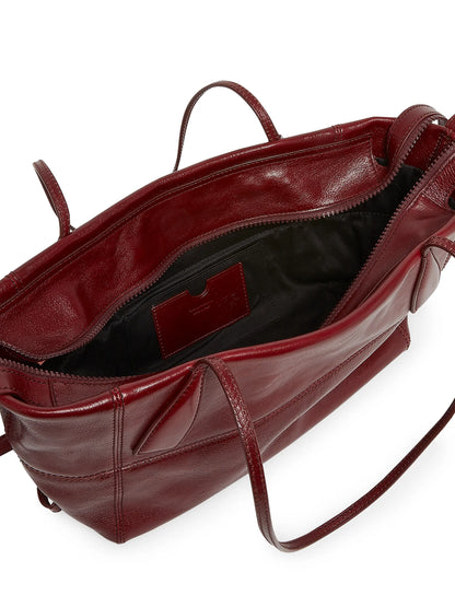 Balmain Track Leather Tote Bag