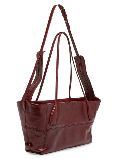 Balmain Track Leather Tote Bag