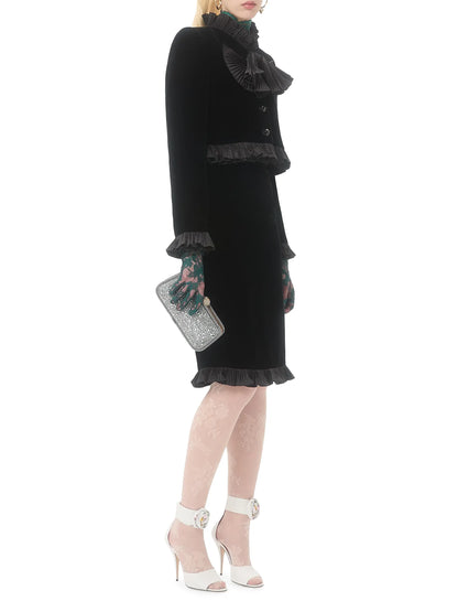 Valentino Garavani Carry Secrets Minaudiere Clutch with Rhinestones