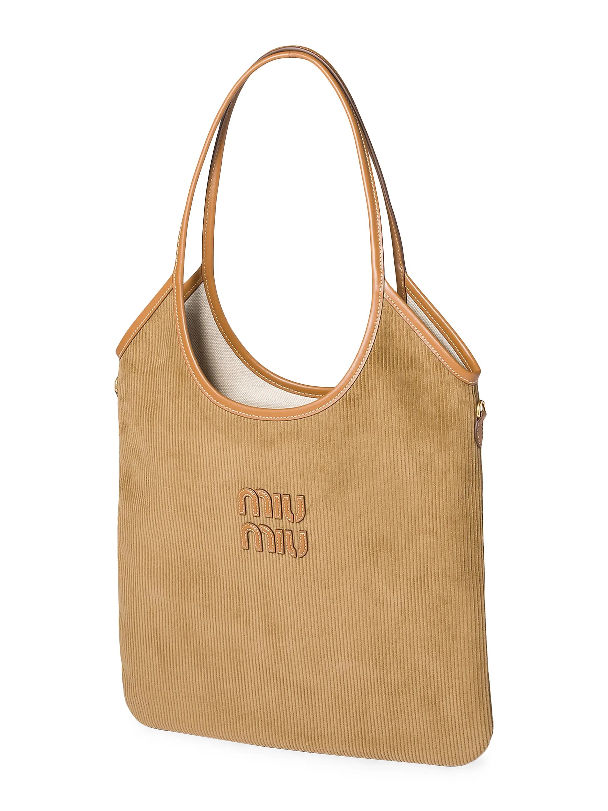 Miu Miu Ivy Corduroy Shoulder Bag