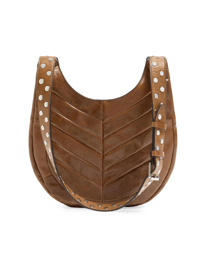 Valentino Garavani Hoboho Small Hobo Bag in Chevron-Patterned Nappa Leather