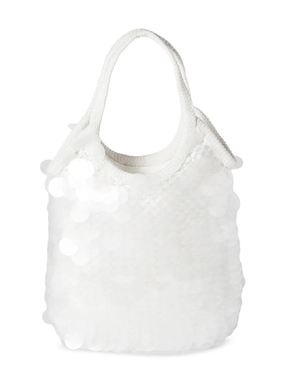 Miu Miu Ivy Sequin Mesh Shoulder Bag