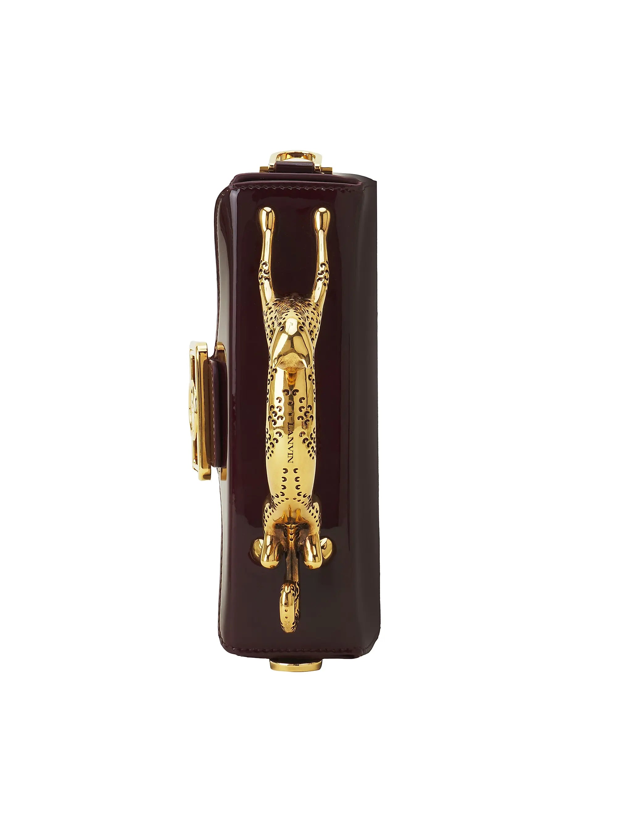 Lanvin Pencil Cat Nano Patent Leather Crossbody Bag