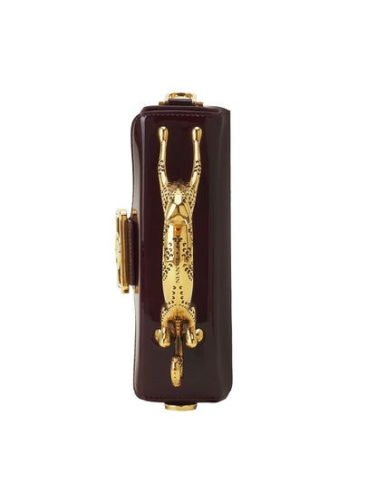 Lanvin Pencil Cat Nano Patent Leather Crossbody Bag