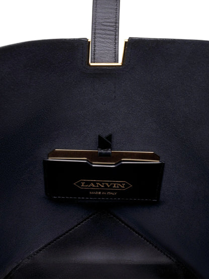 Lanvin Catch Medium Leather Bucket Bag