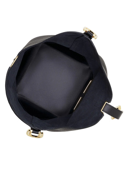 Lanvin Catch Medium Leather Bucket Bag