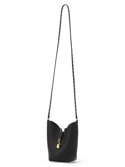 Lanvin Catch Nano Leather Bucket Bag