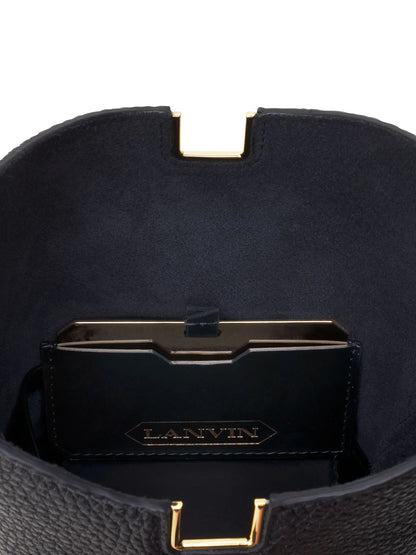 Lanvin Catch Nano Leather Bucket Bag