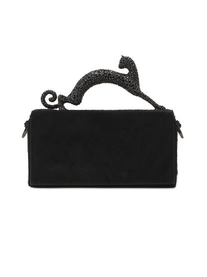 Lanvin Pencil Cat Nano Leather Crossbody Bag