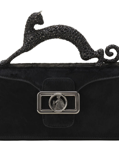 Lanvin Pencil Cat Nano Leather Crossbody Bag
