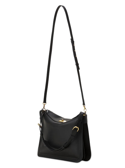 Lanvin Compagnon Asymmetrical Crossbody Bag in Leather