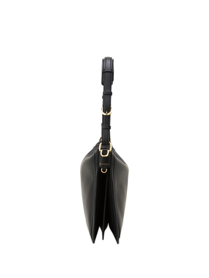 Lanvin Compagnon Asymmetrical Crossbody Bag in Leather
