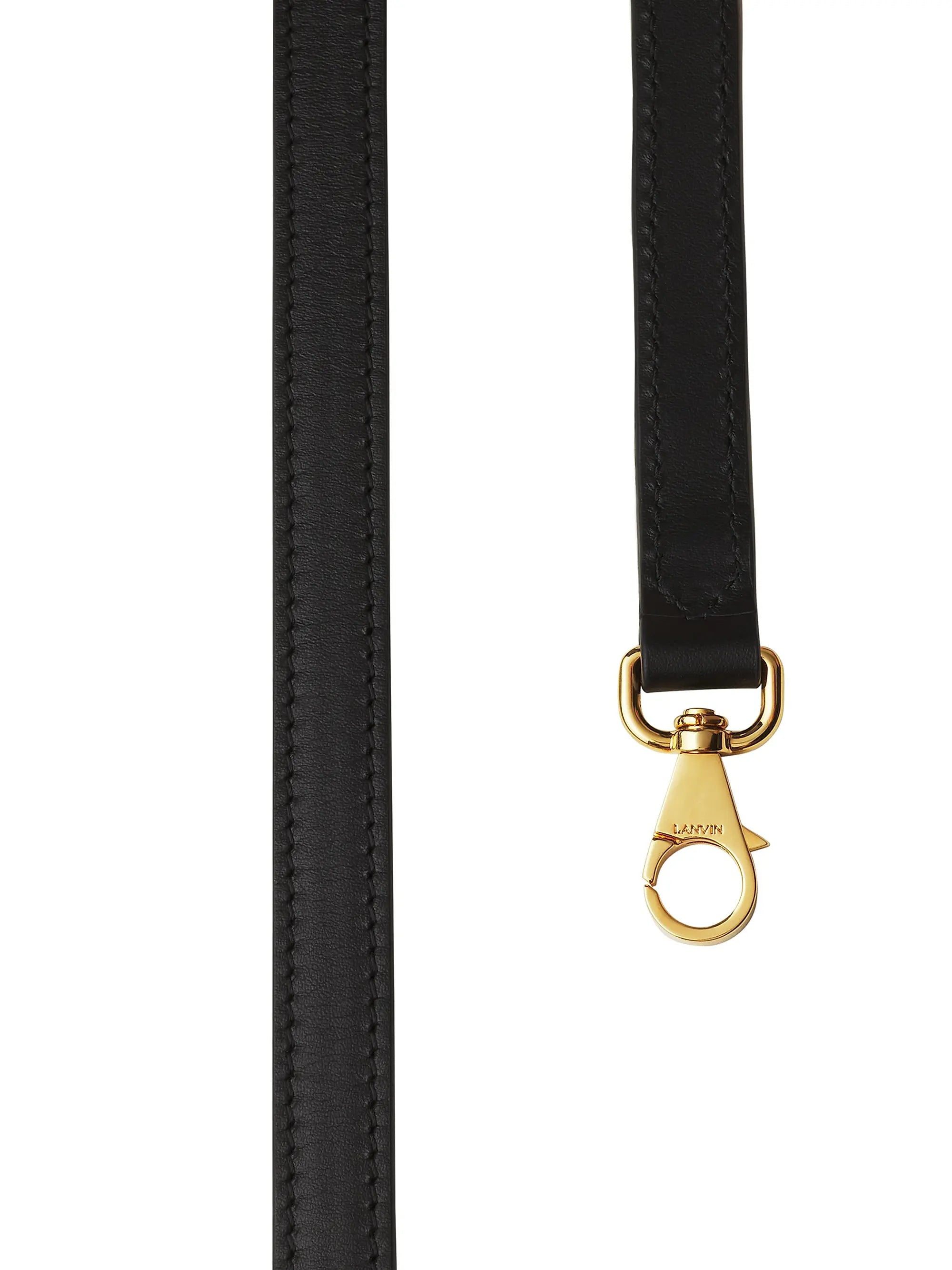 Lanvin Compagnon Asymmetrical Crossbody Bag in Leather