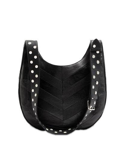 Valentino Garavani Hoboho Shoulder Bag in Nappa Leather with Chevron Pattern