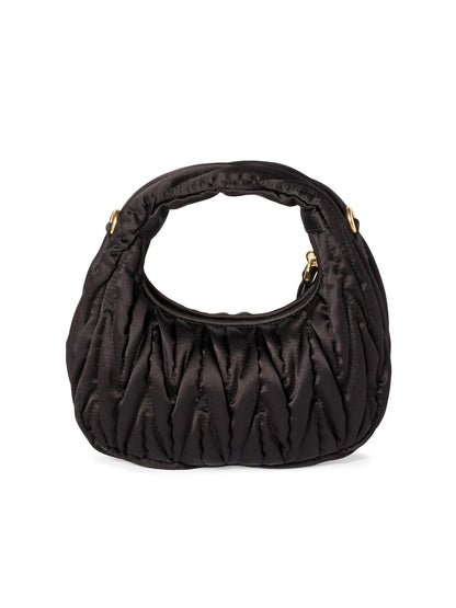 Miu Miu Wander Matelassé Silk Mini Top Handle Bag