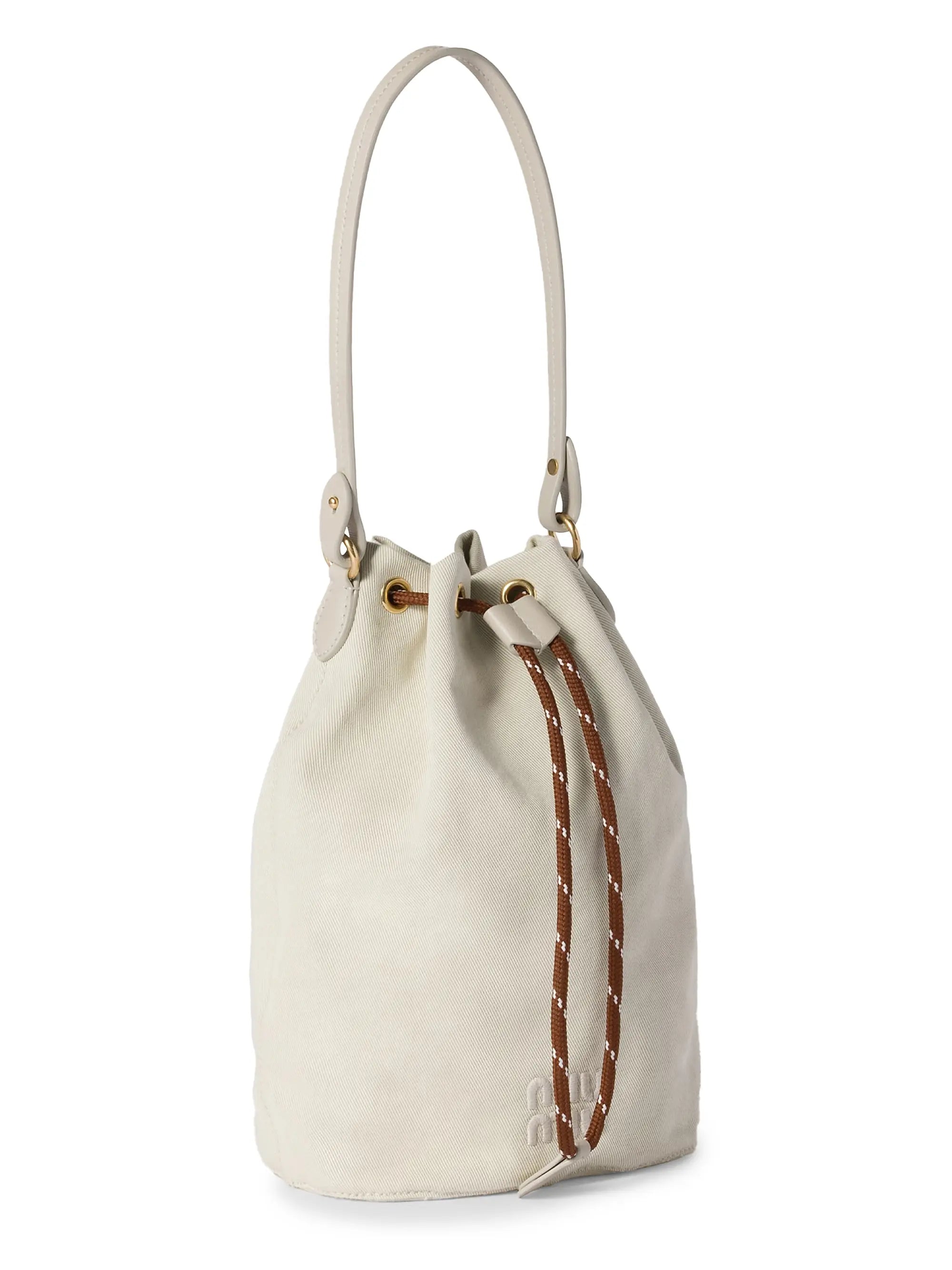 Miu Miu Gabardine Bucket Bag