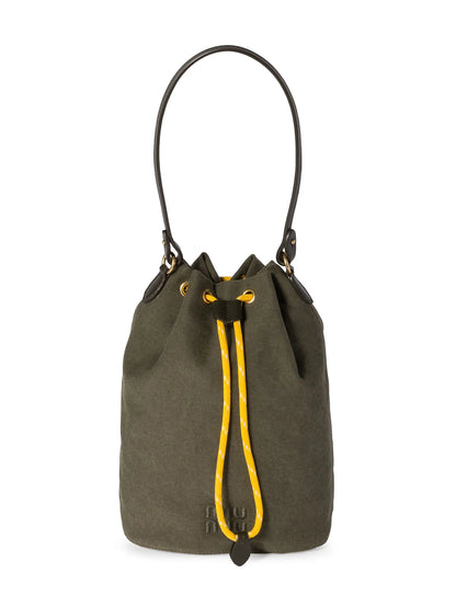 Miu Miu Gabardine Bucket Bag