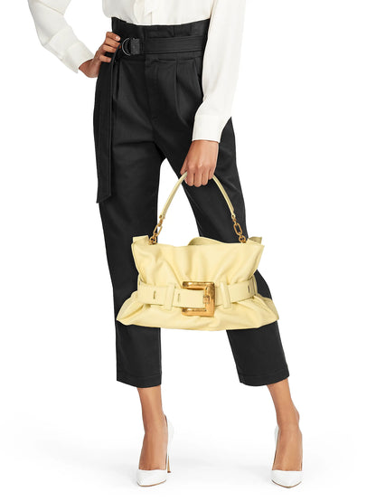 Balmain Medium Anthem Leather Shoulder Bag