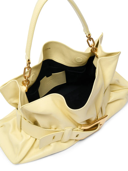 Balmain Medium Anthem Leather Shoulder Bag