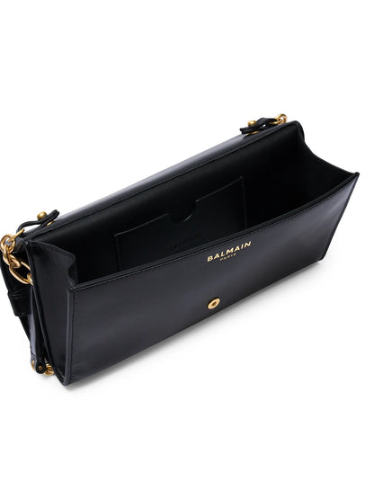 Balmain Shuffle Leather Wallet On Chain Bag