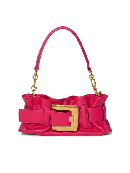 Balmain Anthem Mini Leather Shoulder Bag