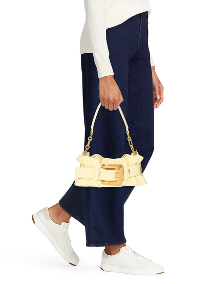 Balmain Anthem Mini Leather Shoulder Bag