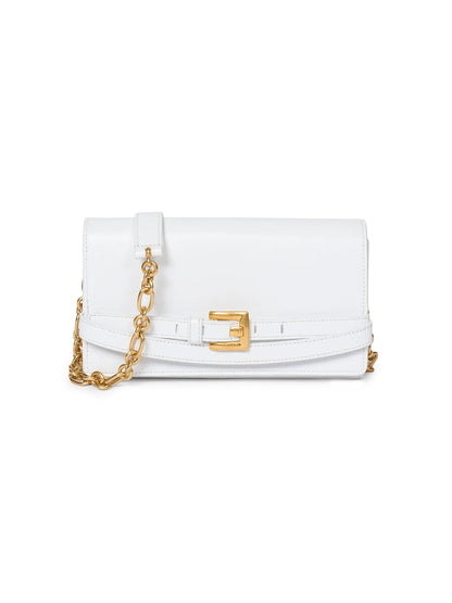Balmain Shuffle Leather Chain Wallet