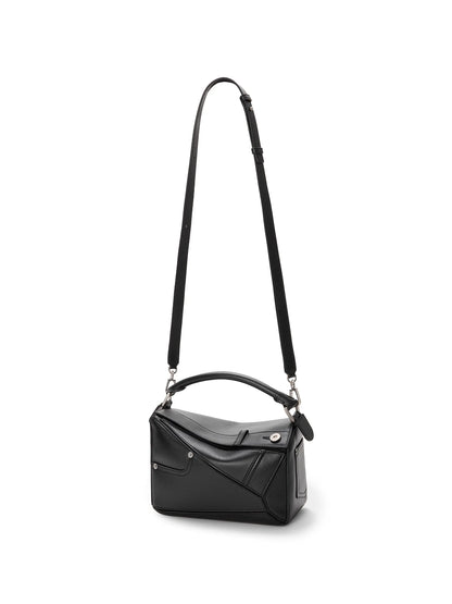 LOEWE Small Panta Puzzle Leather Top Handle Bag