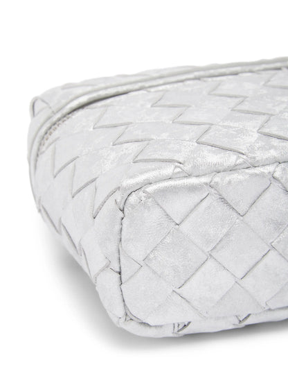 Bottega Veneta Bang Bang Metallic Satin Leather Vanity Case
