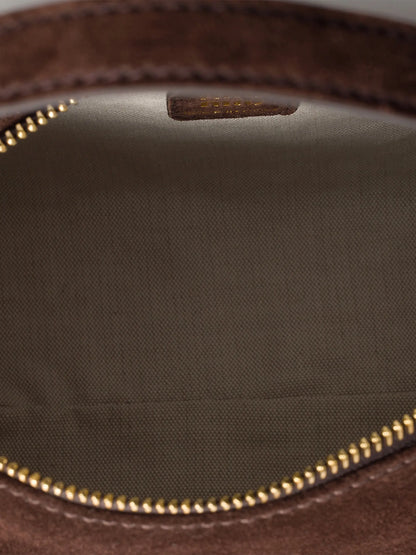 Miu Miu Suede Pouch Top Handle Bag