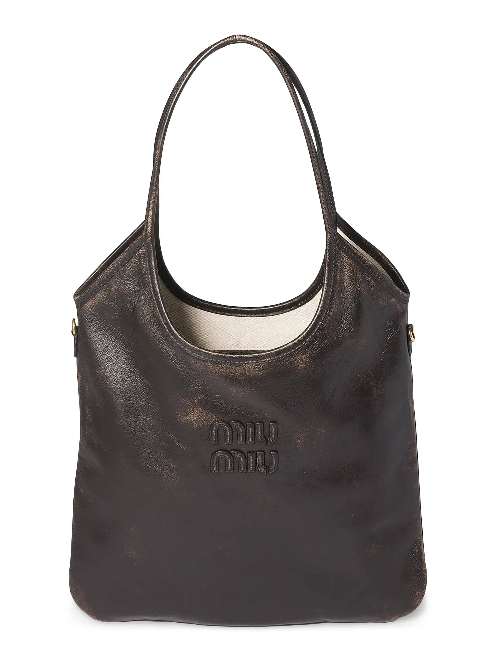 Miu Miu Ivy Leather Shoulder Bag