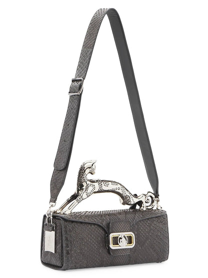 Lanvin Medium Pencil Cat Bag Top Handle in Python