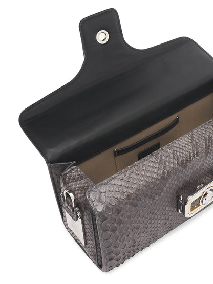 Lanvin Medium Pencil Cat Bag Top Handle in Python