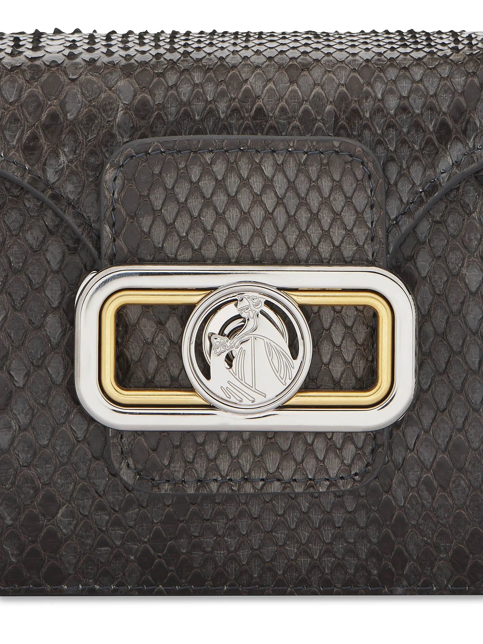 Lanvin Medium Pencil Cat Bag Top Handle in Python