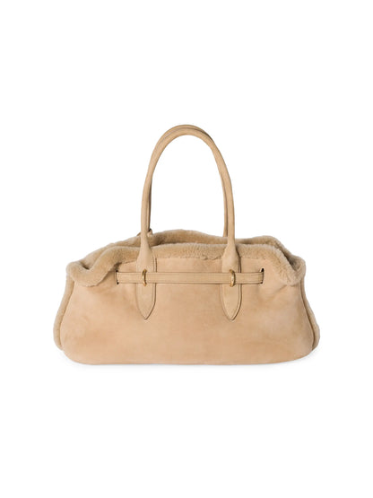 Miu Miu Aventure Shearling Tote Bag