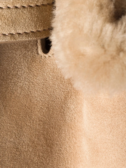 Miu Miu Aventure Shearling Tote Bag