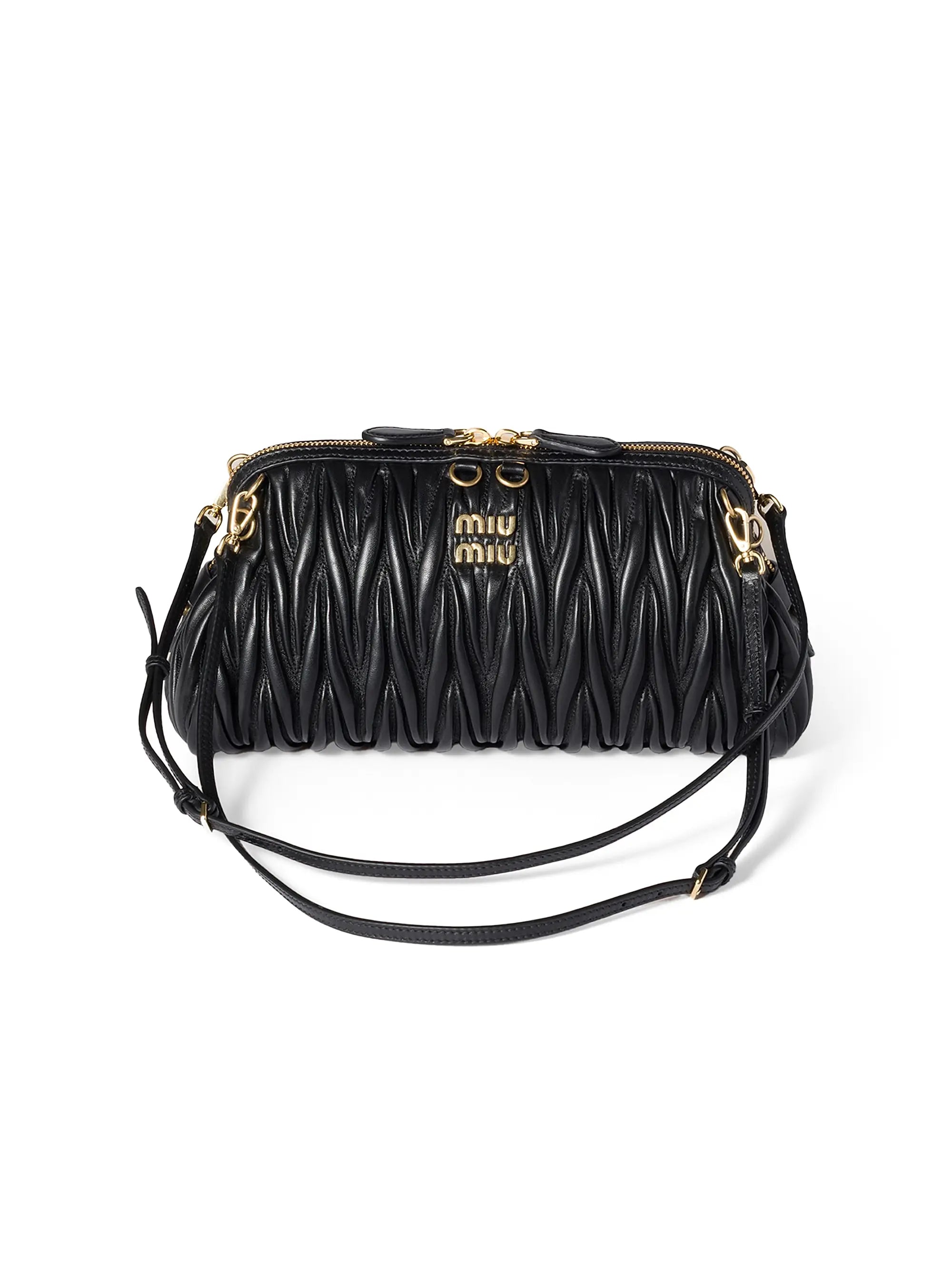 Miu Miu Matelassé Nappa Leather Shoulder Bag