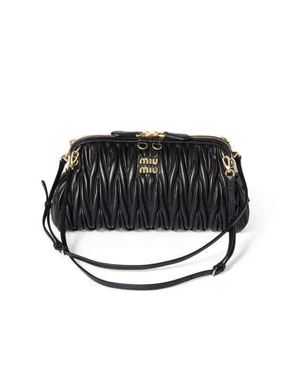 Miu Miu Matelassé Nappa Leather Shoulder Bag