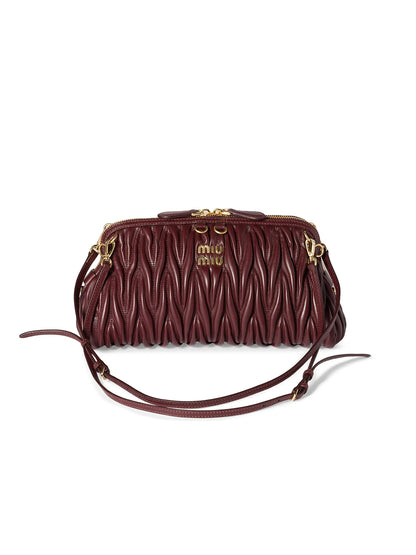 Miu Miu Matelassé Nappa Leather Shoulder Bag