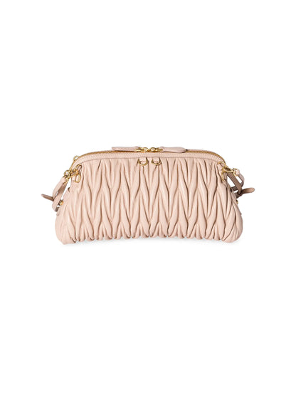 Miu Miu Matelassé Nappa Leather Shoulder Bag