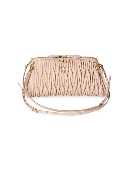 Miu Miu Matelassé Nappa Leather Shoulder Bag