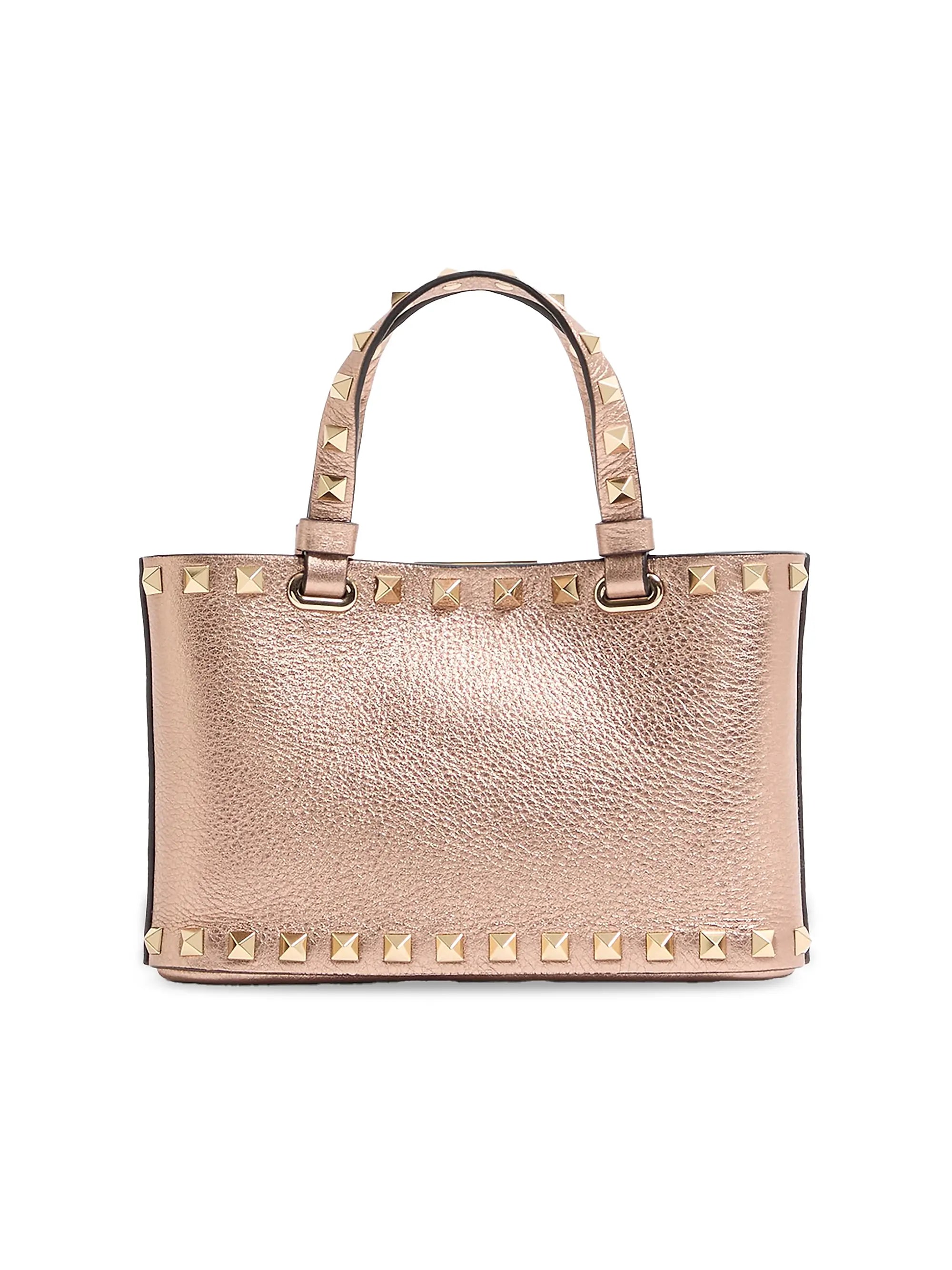 Valentino Garavani Rockstud Mini Shopping Top Handle Bag