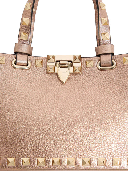 Valentino Garavani Rockstud Mini Shopping Top Handle Bag