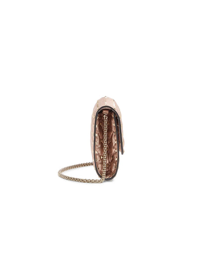 Valentino Garavani Rockstud Spike Shoulder Bag in Laminated Nappa Leather