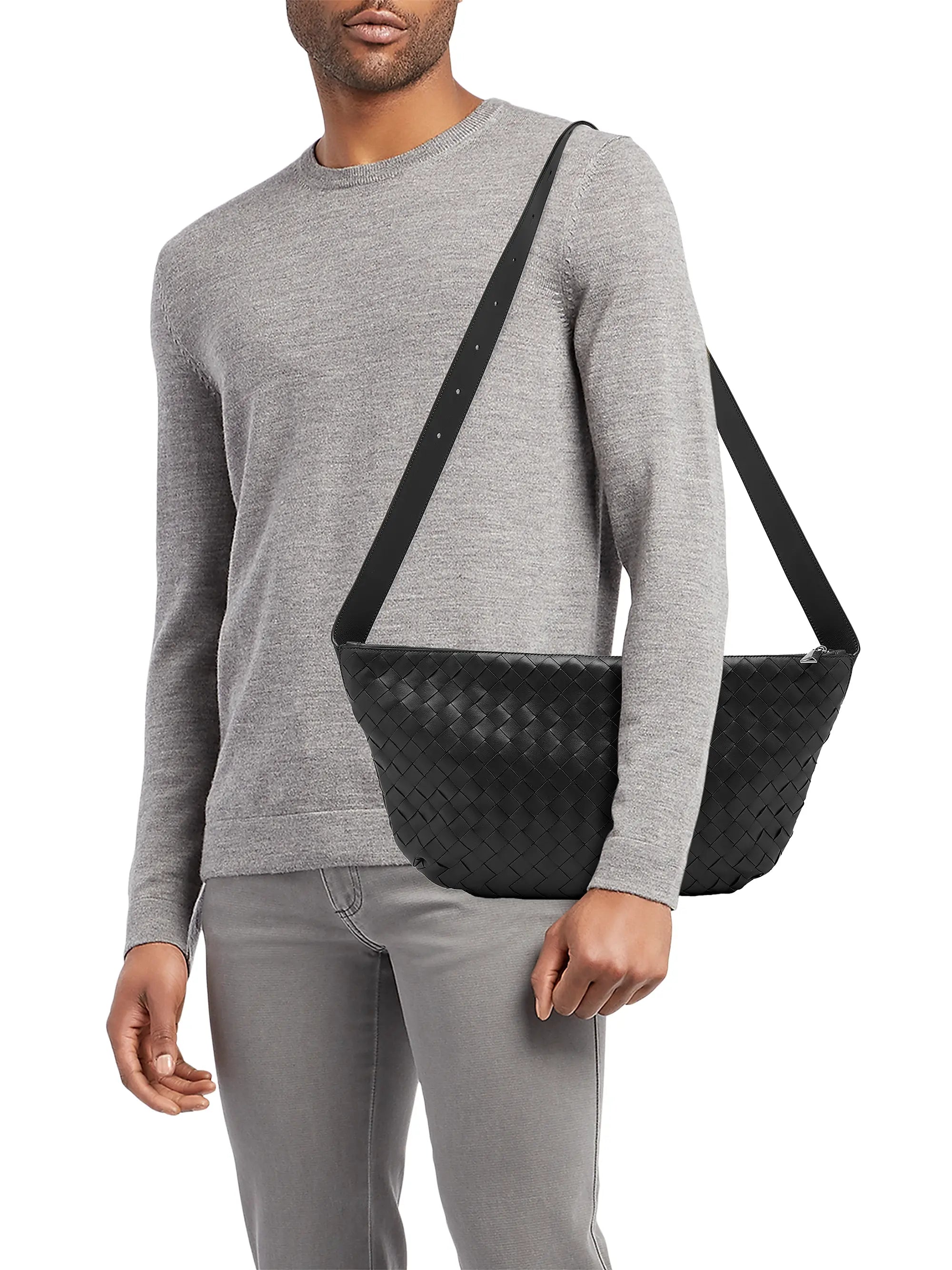 Bottega Veneta Day Intrecciato Leather Sling Bag