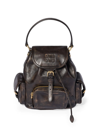 Miu Miu Leather Backpack