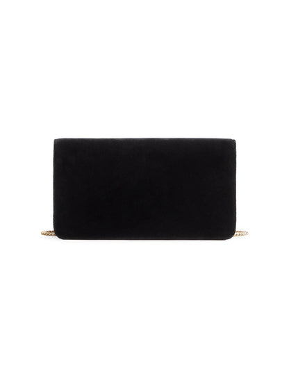 Valentino Garavani VLogo Signature Mini Velvet Shoulder Bag